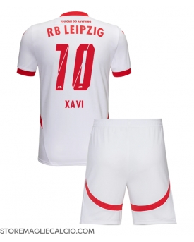 RB Leipzig Xavi Simons #10 Maglia Gara Casa Repliche 2024-25 Bambino